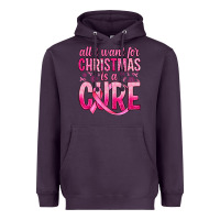 Plum all i want for christmas is a cure Heavyweight Hoodie - JahusDesignShop