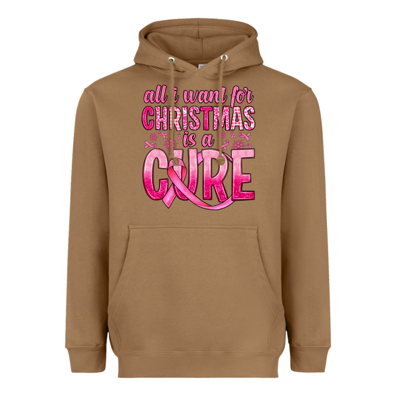 All I Want For Christmas Is A Cure Heavyweight Hoodie by JahusDesignShop | Teevron