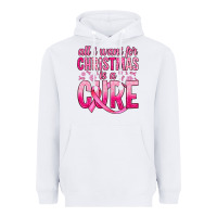 White all i want for christmas is a cure Heavyweight Hoodie - JahusDesignShop
