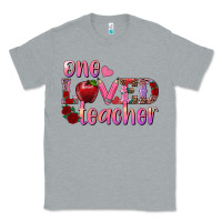 Heather Grey one loved teacher Classic Tee - RanaPortraitStore