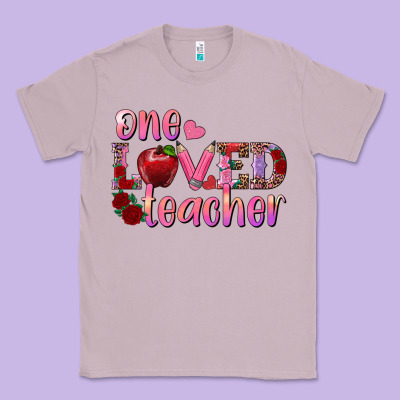 One Loved Teacher Classic Tee Designed By Ranaportraitstore