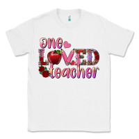 White one loved teacher Classic Tee - RanaPortraitStore