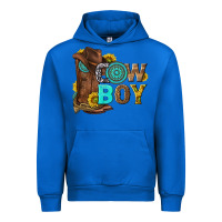 Cobalt western cowboy Urban Hoodie - NancyCooperArtShop