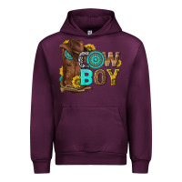 Mauve Wine western cowboy Urban Hoodie - NancyCooperArtShop