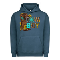 Pigment Midnight Navy western cowboy Urban Hoodie - NancyCooperArtShop