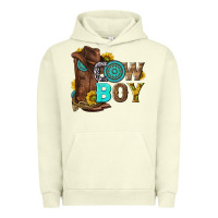 Pigment Pistachio western cowboy Urban Hoodie - NancyCooperArtShop