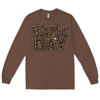 Chestnut game day leopard Long Sleeve Tee - Zillion Design Studio