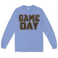 Colony Blue game day leopard Long Sleeve Tee - Zillion Design Studio