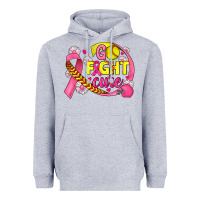 Heather Grey breast cancer go fight cure softball Heavyweight Hoodie - JahusDesignShop