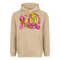 Mushroom breast cancer go fight cure softball Heavyweight Hoodie - JahusDesignShop
