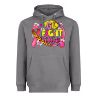 Breast Cancer Go Fight Cure Softball Heavyweight Hoodie | Teevron