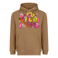 Toasted Coconut breast cancer go fight cure softball Heavyweight Hoodie - JahusDesignShop
