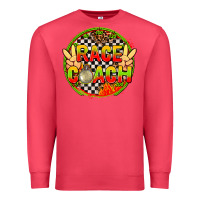 Race Coach With Leopard And Peace Hand Premium Sweatshirt | Teevron
