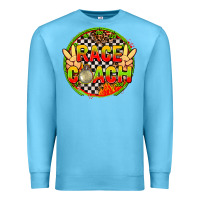 Ocean Blue Race coach with leopard and peace hand Premium Sweatshirt - AdoDesignShop