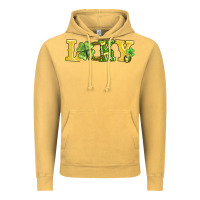Vintage Mustard lucky horseshoe and four leaf clover Vintage Hoodie - AdoDesignShop