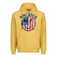 Antique Gold America Premium Hoodie - MaliasSmallBusiness