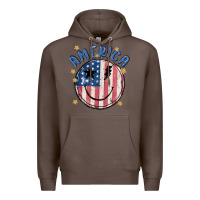 Coffee America Premium Hoodie - MaliasSmallBusiness