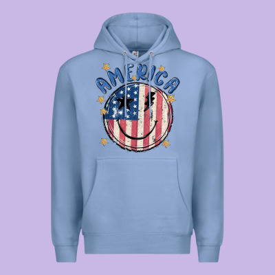 America Premium Hoodie Designed By Maliassmallbusiness