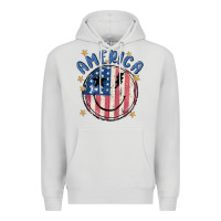 Dove Grey America Premium Hoodie - MaliasSmallBusiness