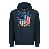 Navy America Premium Hoodie - MaliasSmallBusiness