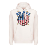Pale Pink America Premium Hoodie - MaliasSmallBusiness