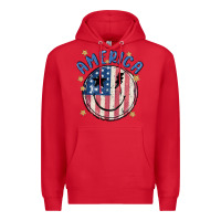 Red America Premium Hoodie - MaliasSmallBusiness