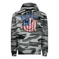 Slate Camo America Premium Hoodie - MaliasSmallBusiness