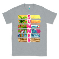 Heather Grey summer with background tbw Classic Tee - texasbilliewilder