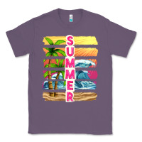 Lavender summer with background tbw Classic Tee - texasbilliewilder
