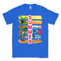 True Royal summer with background tbw Classic Tee - texasbilliewilder