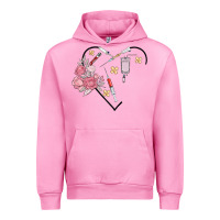 Fuchsia Pink phlebotomy add your name Urban Hoodie - MaliasSmallBusiness