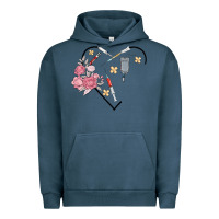 Pigment Midnight Navy phlebotomy add your name Urban Hoodie - MaliasSmallBusiness