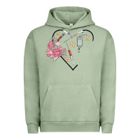 Pigment Oil Green phlebotomy add your name Urban Hoodie - MaliasSmallBusiness