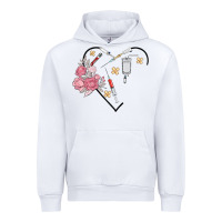 White phlebotomy add your name Urban Hoodie - MaliasSmallBusiness