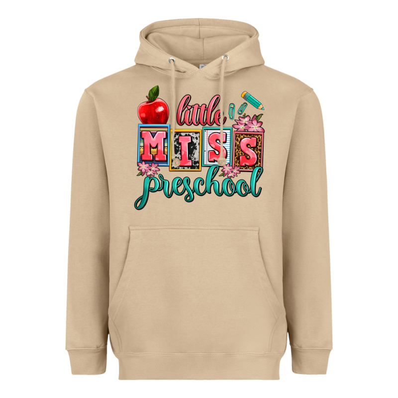 Little Miss Preschool Heavyweight Hoodie by AdoDesignShop | Teevron