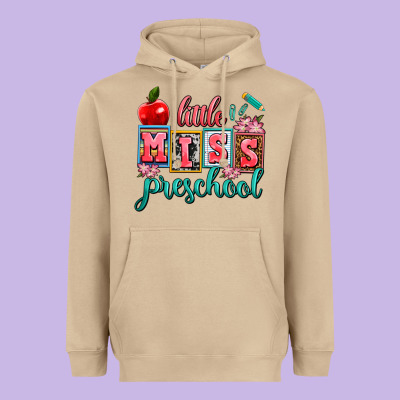 Little Miss Preschool Heavyweight Hoodie Designed By Adodesignshop
