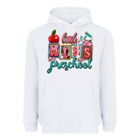 White little miss preschool Heavyweight Hoodie - AdoDesignShop