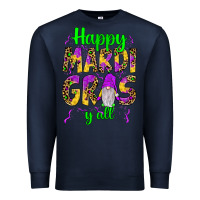 Navy happy mardi gras y'all gnome Premium Sweatshirt - JahusDesignShop