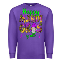 Purple happy mardi gras y'all gnome Premium Sweatshirt - JahusDesignShop