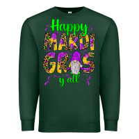 Sports Green happy mardi gras y'all gnome Premium Sweatshirt - JahusDesignShop