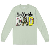 Matcha ballpark dad with softball and baseball Long Sleeve Tee - texasbilliewilder