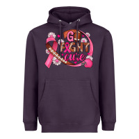 Breast Cancer Go Fight Cure Football Heavyweight Hoodie | Teevron