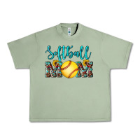 Oil Green western leopard  sunflowers glitter mom softball Urban Heavy Tee - Artiststas
