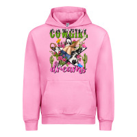 Fuchsia Pink western rodeo cowgirl dreams Urban Hoodie - NancyCooperArtShop