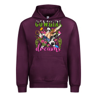 Mauve Wine western rodeo cowgirl dreams Urban Hoodie - NancyCooperArtShop