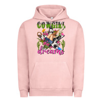 Pigment Salmon western rodeo cowgirl dreams Urban Hoodie - NancyCooperArtShop