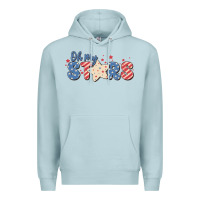 Blue Mist oh my stars Premium Hoodie - MaliasSmallBusiness