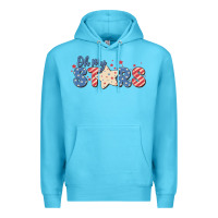 Ocean Blue oh my stars Premium Hoodie - MaliasSmallBusiness