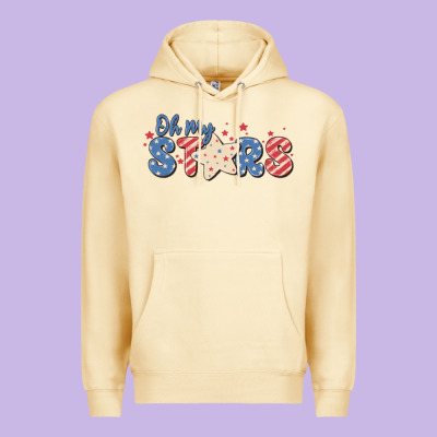 Oh My Stars Premium Hoodie Designed By Maliassmallbusiness