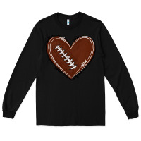 American Football Heart Long Sleeve Tee | Teevron